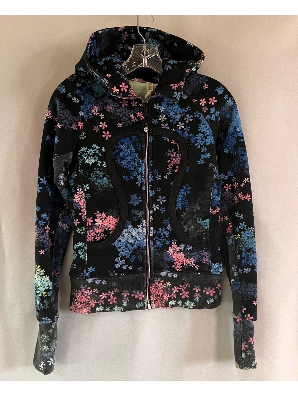 Lululemon Floral Zip-Up Hoodie Size 2